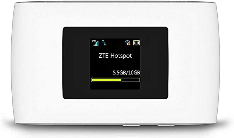 Router Hotspot ZTE MF920U 4G LTE Global 150 Mbps Mobile WiFi (4G LTE USA, LATAM, Europe, Asia, Middle East, Africa & 3G Globally)