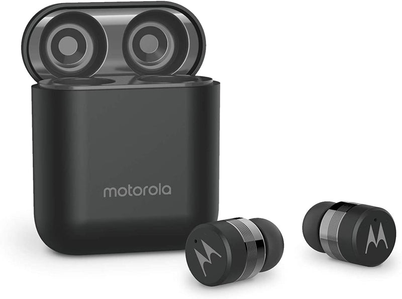 Motorola Vervebuds 120 True Wireless Compact Headphones IPX4 Water Resistant - Black