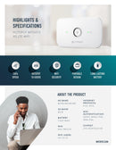 MIFSPOT MFS5573, 150 Mbps 4G LTE Mobile Hotspot, Pocket Portable Router, WiFi Network Up To 10 Devices (USA Latin Spec, AT&T, T-Mobile, Movistar & Digitel Venezuela) Contact Your Carrier for Data Plan