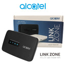 Alcatel Link Zone 4G LTE Global MW41NF-2AOFUS1 Mobile WiFi Hotspot Factory Unlocked GSM Up to 15 WiFi Users USA Latin Caribbean Europe MW41NF